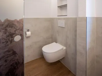 Ein Badezimmer in der Unterkunft Haus Kathi