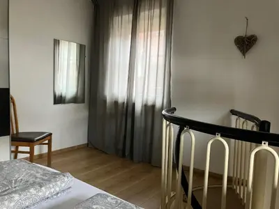 Ein Bett oder Betten in einem Zimmer der Unterkunft Apartment Oberdorf