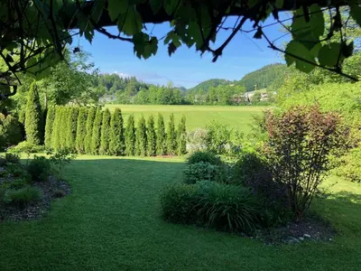 Ein Garten an der Unterkunft Apartment Oberdorf
