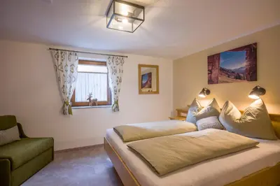 Ein Bett oder Betten in einem Zimmer der Unterkunft Hof Neuhaus