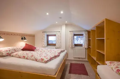 Ein Bett oder Betten in einem Zimmer der Unterkunft Hof Neuhaus