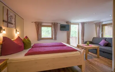 Ein Bett oder Betten in einem Zimmer der Unterkunft Hof Neuhaus
