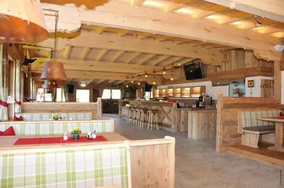 Lounge oder Bar in der Unterkunft Haflingerhof