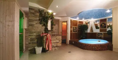 Ein Badezimmer in der Unterkunft Hotel Mitterer