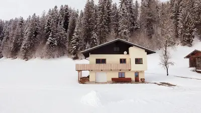 Ferienhaus am Erlachhof im Winter