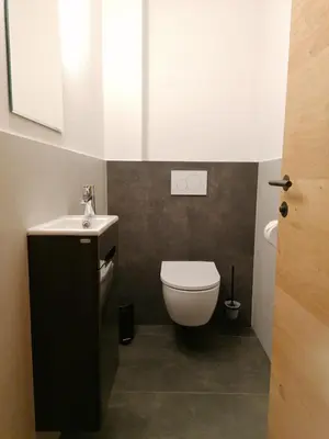 Ein Badezimmer in der Unterkunft Apart Auszeit