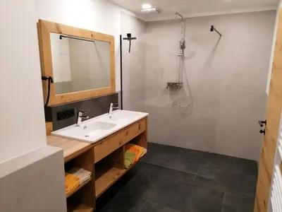 Ein Badezimmer in der Unterkunft Apart Auszeit