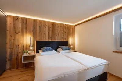 Ein Bett oder Betten in einem Zimmer der Unterkunft Haus Rass