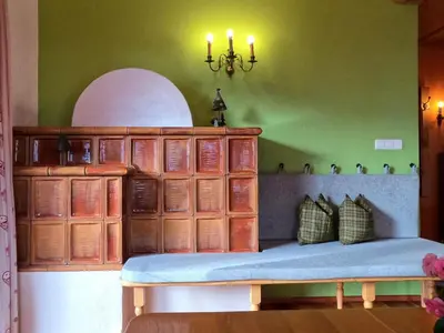 Ein Bett oder Betten in einem Zimmer der Unterkunft Chalet Enthofer