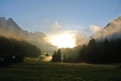 Naturlandschaft in der Nähe der Ferienwohnung
