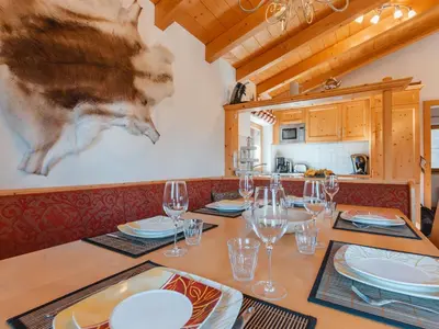 Küche/Küchenzeile in der Unterkunft Chalet Hochkrimml 2 by Interhome