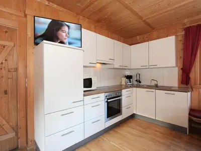 Küche/Küchenzeile in der Unterkunft Holiday Home Schwendau-1 by Interhome