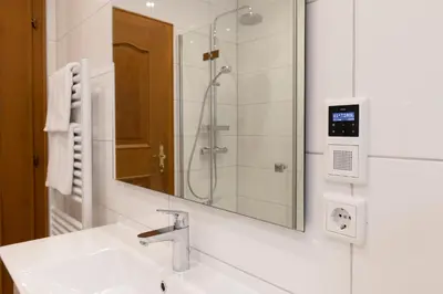 Ein Badezimmer in der Unterkunft Zu Hause im schönen Tirol