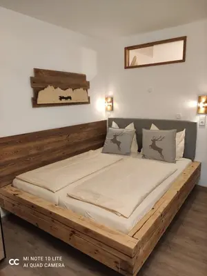 Ein Bett oder Betten in einem Zimmer der Unterkunft Berghof Apartment Bergwiese Top 31