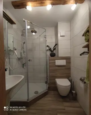 Ein Badezimmer in der Unterkunft Berghof Apartment Bergwiese Top 31