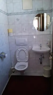 Ein Badezimmer in der Unterkunft St. Christoph