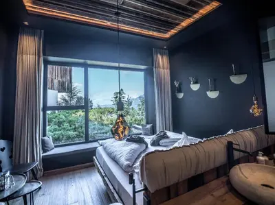 Ein Bett oder Betten in einem Zimmer der Unterkunft KRAFTalm