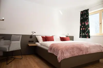 Ein Bett oder Betten in einem Zimmer der Unterkunft Das Moos