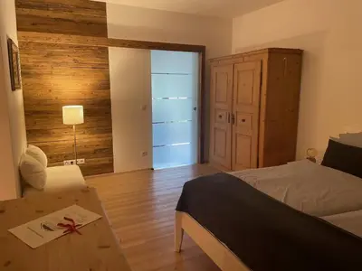 Ein Bett oder Betten in einem Zimmer der Unterkunft Residenz am Berg