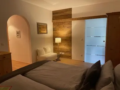 Ein Bett oder Betten in einem Zimmer der Unterkunft Residenz am Berg