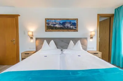 Ein Bett oder Betten in einem Zimmer der Unterkunft Haus Landmann