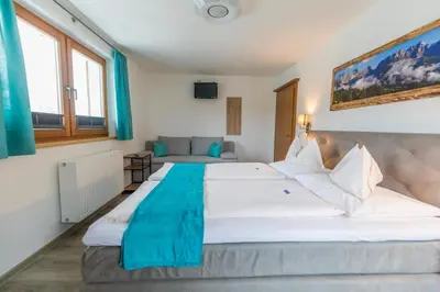Ein Bett oder Betten in einem Zimmer der Unterkunft Haus Landmann