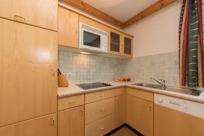 Küche/Küchenzeile in der Unterkunft Appartement-Gästehaus Marie Anderl