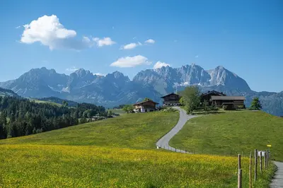 Naturlandschaft in der Nähe der Ferienwohnung