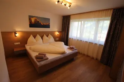 Ein Bett oder Betten in einem Zimmer der Unterkunft Haus Waldeck