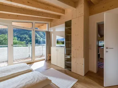 Ein Bett oder Betten in einem Zimmer der Unterkunft Appartements SILVA