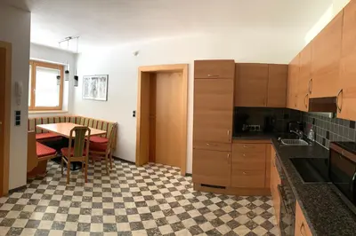 Küche/Küchenzeile in der Unterkunft Appartements Samerhof - TOP 1