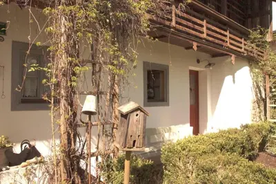 Ein Garten an der Unterkunft Ferienwohnung Schönwörth