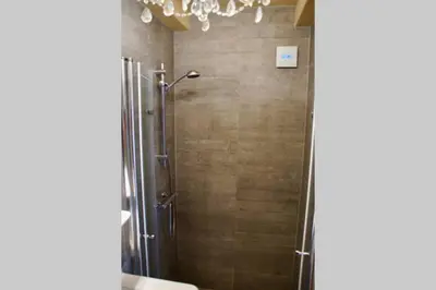 Ein Badezimmer in der Unterkunft Ferienwohnung Schönwörth