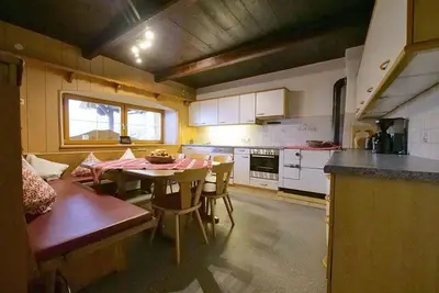 Küche/Küchenzeile in der Unterkunft Ferienhaus Berggrubenhof