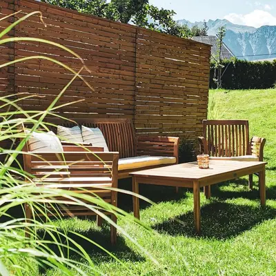 Ein Garten an der Unterkunft Apart Pair im Dorf