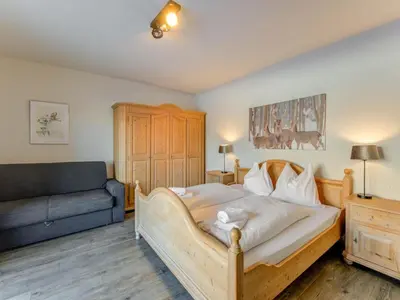 Ein Bett oder Betten in einem Zimmer der Unterkunft Apartment in Kirchberg near Ski Slopes