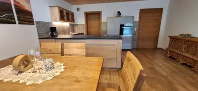 Küche/Küchenzeile in der Unterkunft Apartment Wechselberger Tobias & Jaqueline