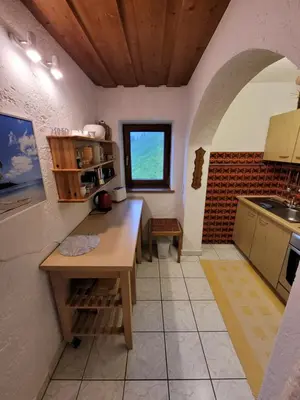 Küche/Küchenzeile in der Unterkunft Haus Bergleiten
