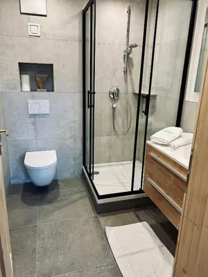 Ein Badezimmer in der Unterkunft Wimmerhof - Appartement Bergsonne