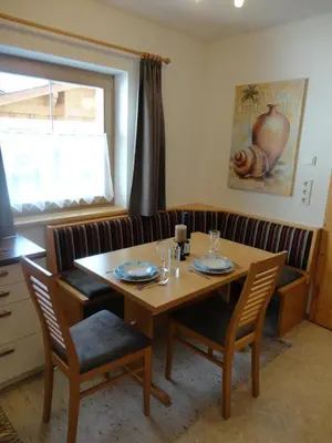 Ein Sitzbereich in der Unterkunft Appartment Paul