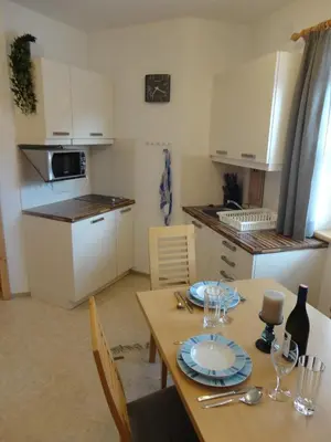 Küche/Küchenzeile in der Unterkunft Appartment Paul