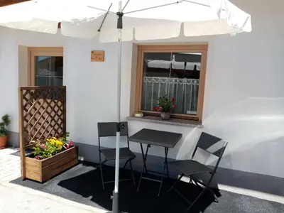Ein Balkon oder eine Terrasse in der Unterkunft Appartment Paul