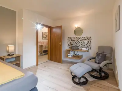 Ein Bett oder Betten in einem Zimmer der Unterkunft Appartementhaus FICHTERN