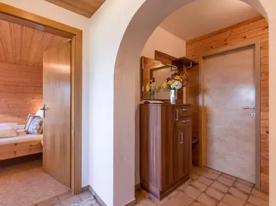 Ein Bett oder Betten in einem Zimmer der Unterkunft Appartement Salvenblick