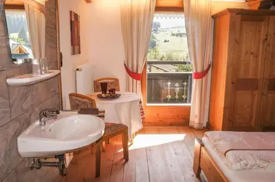 Ein Badezimmer in der Unterkunft Rosas Ferienwohnung