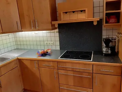 Küche/Küchenzeile in der Unterkunft Exklusiv Apartment Sonnenalp