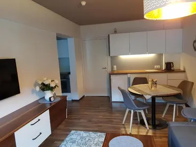 Küche/Küchenzeile in der Unterkunft Exklusiv Apartment Sonnenalp