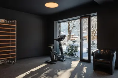 Das Fitnesscenter und/oder die Fitnesseinrichtungen in der Unterkunft Appartements Kammerlander