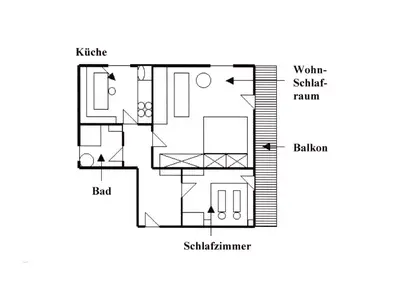 Grundriss der Unterkunft Haus Kurz Matthäus