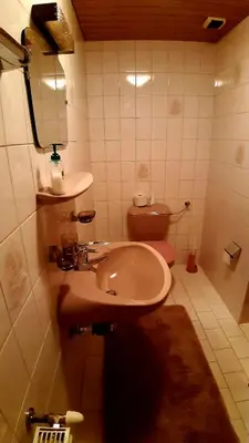 Ein Badezimmer in der Unterkunft Privatzimmervermietung Foidlbauer